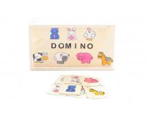 Drevené domino zvieratá