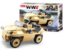 Staveb.Nemecké auto Schwimmwagen