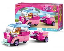 Staveb.Girls Dream/Auto s mačkou