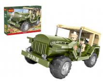 COGO WORLD MILITARY Vojenský jeep 388ks