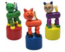 Zvieratko tancujúce 10cm - drevo
