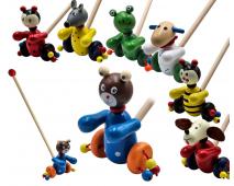 Zvieratko na palici - drevo