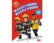 Omaľovánka maľuj vodou Požiarnik Sam