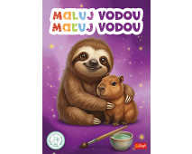 Omaľovanka Maľuj vodou Kapibara a syseľ
