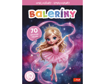 Omaľovánka s nálepkami Baleríny