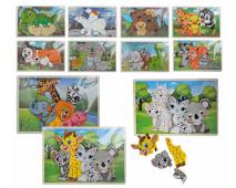 Drevené puzzle - rôzne