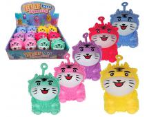 Stláčací tiger so svetlom, 13cm