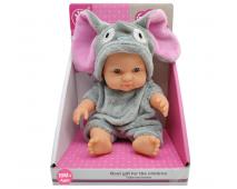 Sediace 20cm bábätko v kostýme - sloník