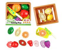 Ovocie na suchý zips v debničke