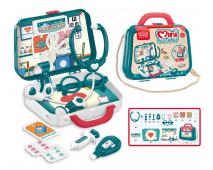 Sada lekárskych pomôcok v kufríku