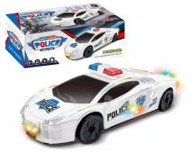 Policajné auto na baterky, svetlo, zvuk