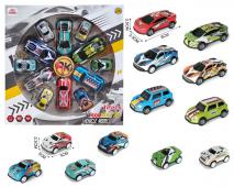 Kovové autíčka, 12ks
