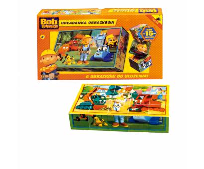 Kocky obrázkové BOB Staviteľ 15ks