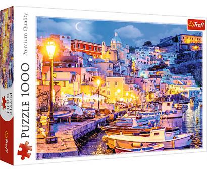 Puzzle 1000 Procida ostrov v noci