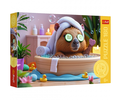 Puzzle 160 Capybara v kúpeľoch