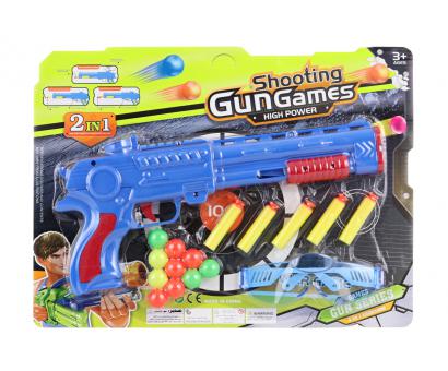 Pištol na guličky a penové náboje 38cm