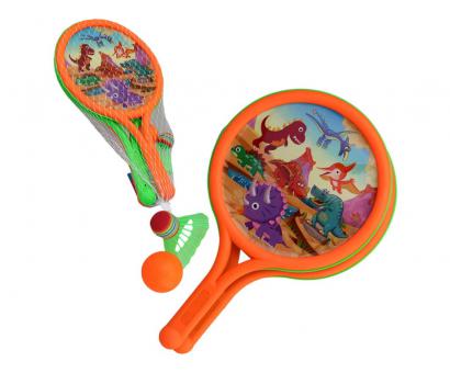 Rakety s loptičkou a košíkom 38x23cm