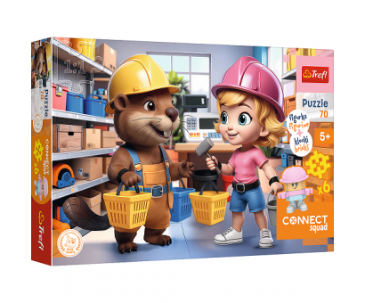 Puzzle 70 Connect Syseľ v prilbe