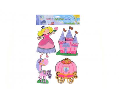 Nástenná dekorácia princezna 30x50cm