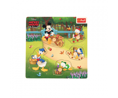 Puzzle drevené mini - Mickey Mouse