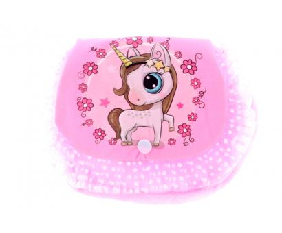 Kabelka plyšová cez rameno Jednorožec