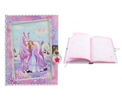 Zápisník koník so zámkom 13x18cm