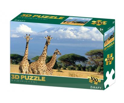 Puzzle 3D - Žirafy