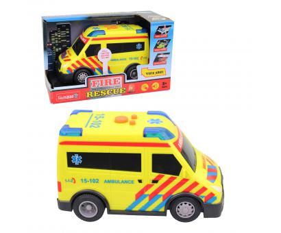 Auto ambulancia svetlo,zvuk 14x7cm