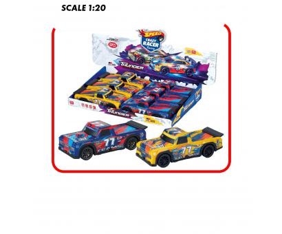 Auto závodné dve farvy, 6 ks v dbx