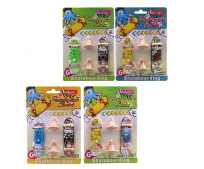 Skateboard na prst s kužeľmi 19x13,5cm