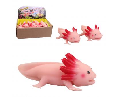 Axolotl gumený 12cm,12ks v dbx