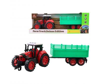 Traktor s prívesom, 40 x 10 x 14cm