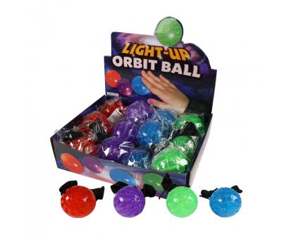 Loptička na gume so svetlom