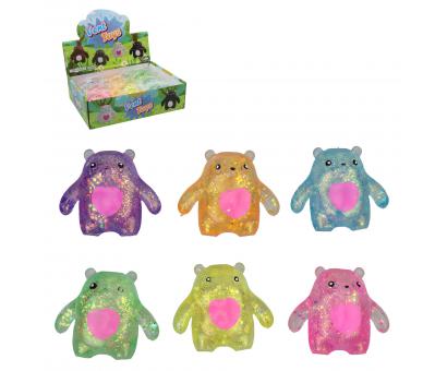 Medvedík v sáčku so srdiečkom 8cm