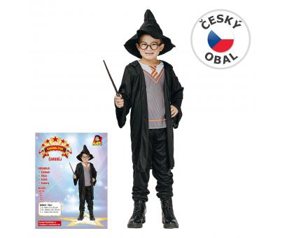 Šaty na karneval - kúzelník 120-130 cm