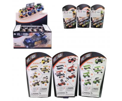 Stavebnica pretekárske auto,12ks v dbx