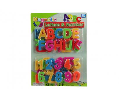Magnetické čísla a písmená na karte