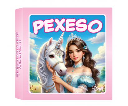 Pexeso v krabičke Jednorožec