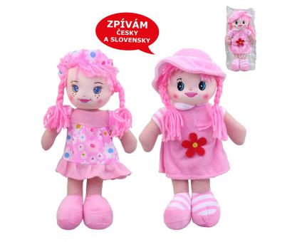 Textilná bábika 25cm s SK/CZ pesničkou