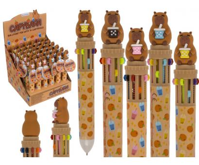Pero 10-farieb guličkové 15cm Capybara