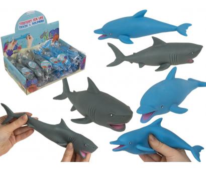 Žraloky a delfíny stláčacie 18x7,5cm
