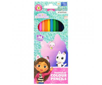 Pastelky 12ks Gabbys Dollhouse