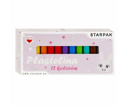 Plastelina 12ks Starpak zajac