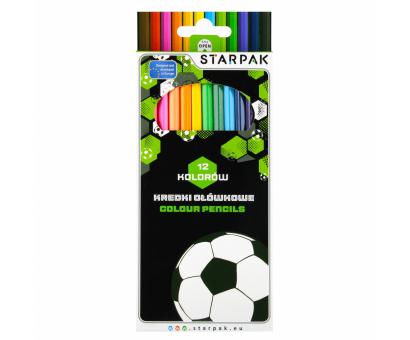 Pastelky 12ks Fotbal