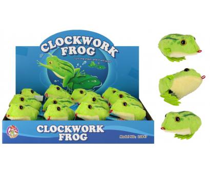 Žaba naťahovacia skákacia 8cm