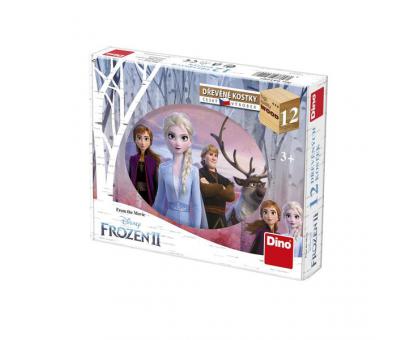 Drevené kocky - Frozen II 12ks