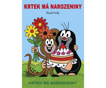 Omaľovanka A4 Krtko má narodeniny
