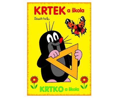 Omaľovanky A5 Krtko a škola