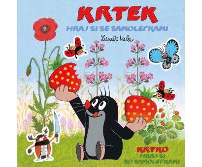 Obráz.album+samolepky Krtko s jahodou