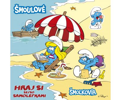 Obráz.album+samolepky Šmolkovia
